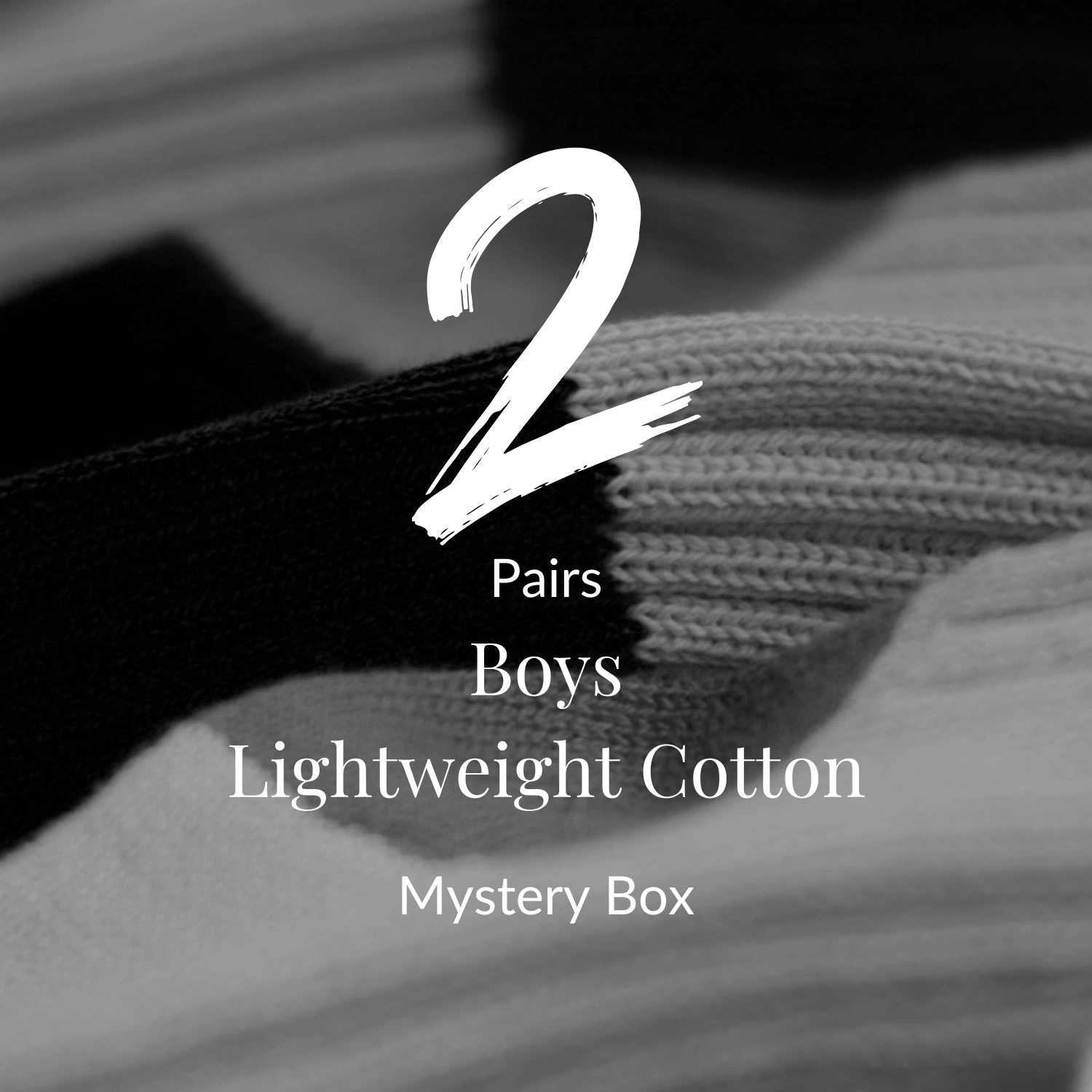 Boys' Cotton Socks Mystery Box – 2 Cool Pairs to Discover!
