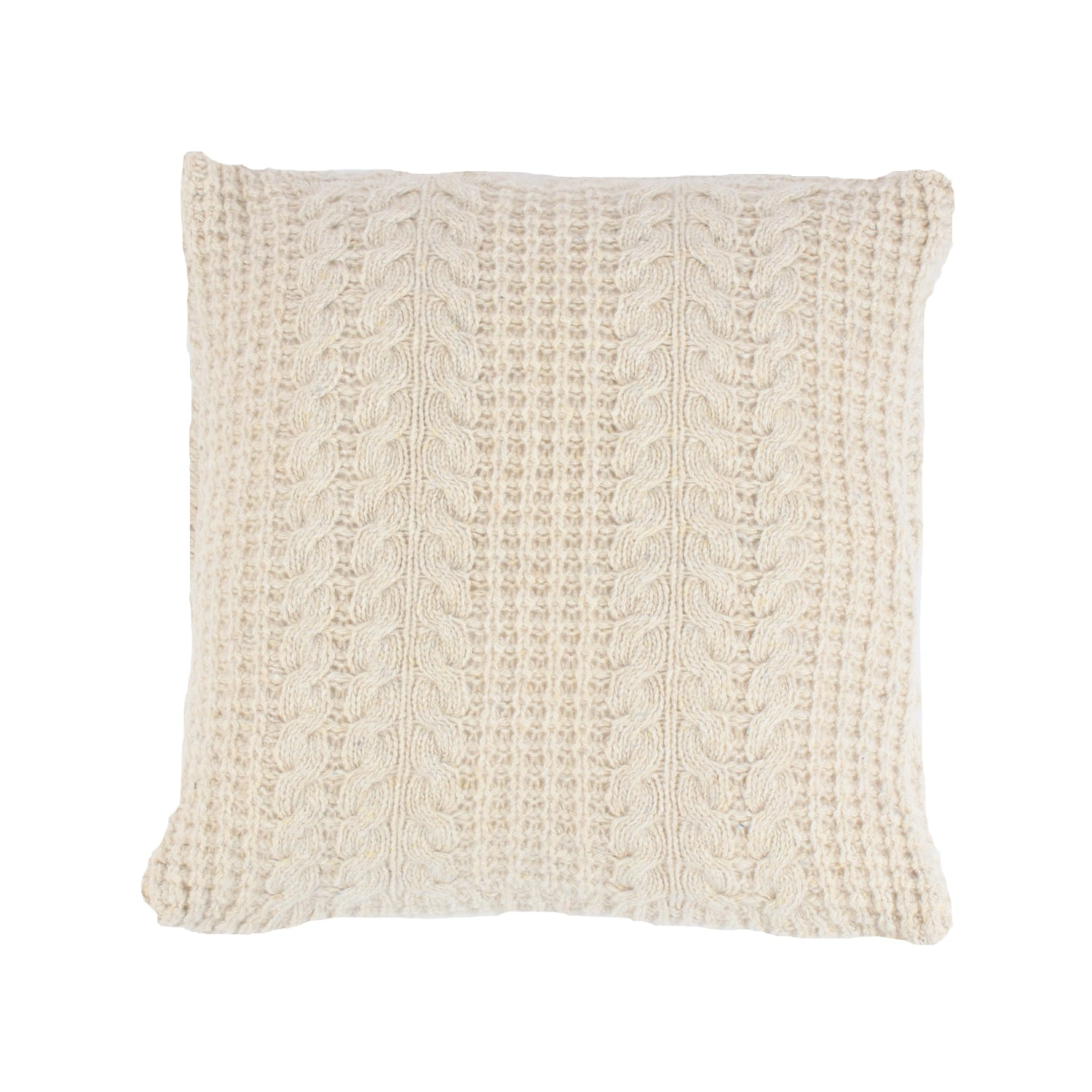 Cozy Donegal Wool Cushion Extra Large Comfort